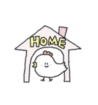 白トリさんの平和な日常編（個別スタンプ：25）