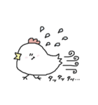 白トリさんの平和な日常編（個別スタンプ：26）