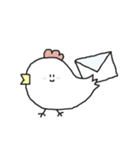 白トリさんの平和な日常編（個別スタンプ：31）