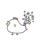 白トリさんの平和な日常編（個別スタンプ：33）