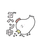 白トリさんの平和な日常編（個別スタンプ：38）