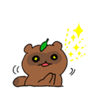 たぬきのたぬ 時々バドミントン（個別スタンプ：3）