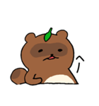 たぬきのたぬ 時々バドミントン（個別スタンプ：5）