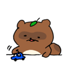 たぬきのたぬ 時々バドミントン（個別スタンプ：17）