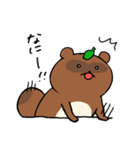 たぬきのたぬ 時々バドミントン（個別スタンプ：18）