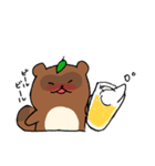 たぬきのたぬ 時々バドミントン（個別スタンプ：19）