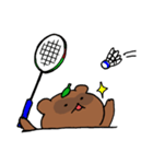 たぬきのたぬ 時々バドミントン（個別スタンプ：30）