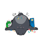 ボトル_ネコ_バト_ステッカー（個別スタンプ：5）