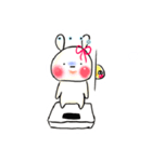 うさぎのヒョンと鳥のからあげちゃんの日常（個別スタンプ：15）