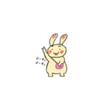 まきまきうさぎ。（個別スタンプ：10）