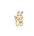 まきまきうさぎ。（個別スタンプ：16）