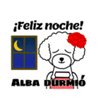 Albaが使うスペイン語の日常会話（個別スタンプ：4）