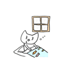 【ちょっとシュール】ネコと仲間たち（個別スタンプ：6）