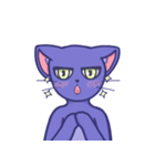 blueberry cat sapy（個別スタンプ：4）