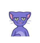 blueberry cat sapy（個別スタンプ：14）