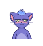 blueberry cat sapy（個別スタンプ：18）