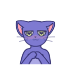 blueberry cat sapy（個別スタンプ：21）