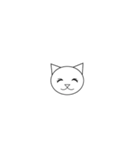 丸顔の猫ちゃん（個別スタンプ：24）