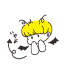 あくまちゃんとおにくん（個別スタンプ：7）