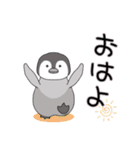 ペンギン「ぺぺぺ」の基本スタンプ（個別スタンプ：1）