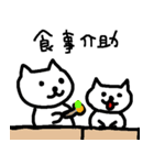 働くねこ介護士（個別スタンプ：5）