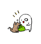 【妖怪】後追い小僧と先輩犬（個別スタンプ：29）