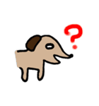 【妖怪】後追い小僧と先輩犬（個別スタンプ：33）