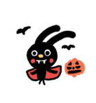 まっくろうさぎ3 ハロウィン（個別スタンプ：4）