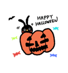 まっくろうさぎ3 ハロウィン（個別スタンプ：5）