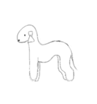 ベドリントン(手書き)（個別スタンプ：1）