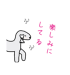 ベドリントン(手書き)（個別スタンプ：14）