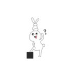 崩壊うさぎ？（個別スタンプ：7）