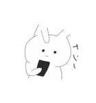 崩壊うさぎ？（個別スタンプ：18）