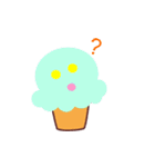 私のアイスクリーム仲間（個別スタンプ：3）