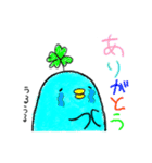 幸せかもしれない青い鳥（個別スタンプ：4）