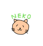 ゆるーい感じのねこ（個別スタンプ：1）