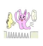足ながうさぎのペニーと不思議な仲間たち（個別スタンプ：11）