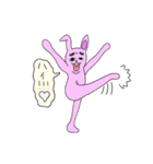 足ながうさぎのペニーと不思議な仲間たち（個別スタンプ：24）