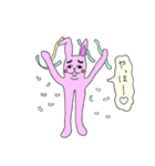足ながうさぎのペニーと不思議な仲間たち（個別スタンプ：25）