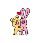 くまぴょんとうさぴー（個別スタンプ：2）