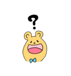 くまぴょんとうさぴー（個別スタンプ：16）