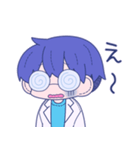 ぐるぐる眼鏡の男の子（個別スタンプ：26）