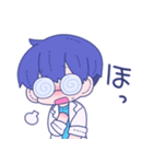 ぐるぐる眼鏡の男の子（個別スタンプ：32）