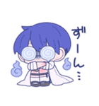 ぐるぐる眼鏡の男の子（個別スタンプ：34）