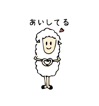 みんなを愛したいヒツジ（個別スタンプ：4）