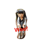 ayuyuchan 等身大の女の子スタンプ（個別スタンプ：3）