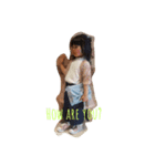 ayuyuchan 等身大の女の子スタンプ（個別スタンプ：8）
