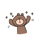 くまのぬいぐるみのスタンプ（個別スタンプ：1）