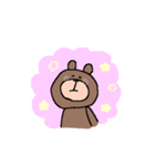くまのぬいぐるみのスタンプ（個別スタンプ：6）