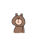 くまのぬいぐるみのスタンプ（個別スタンプ：17）